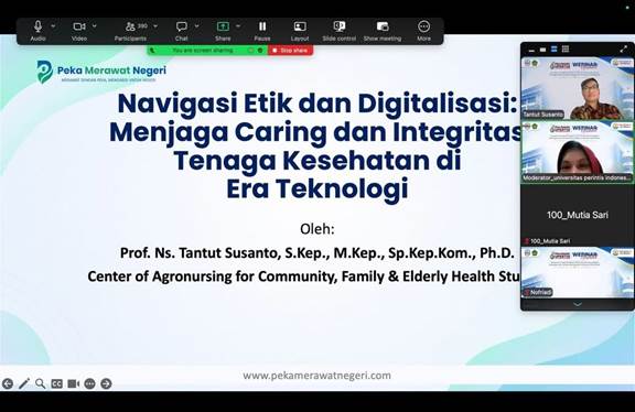 Narasumber Webinar UPERTIS